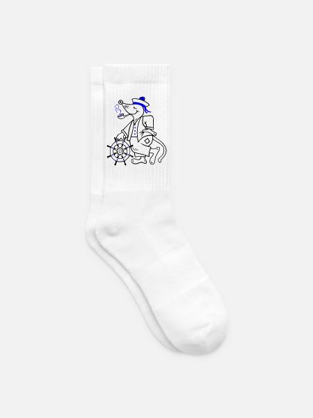 Matrose, maritim - Tennissocken - Weiß