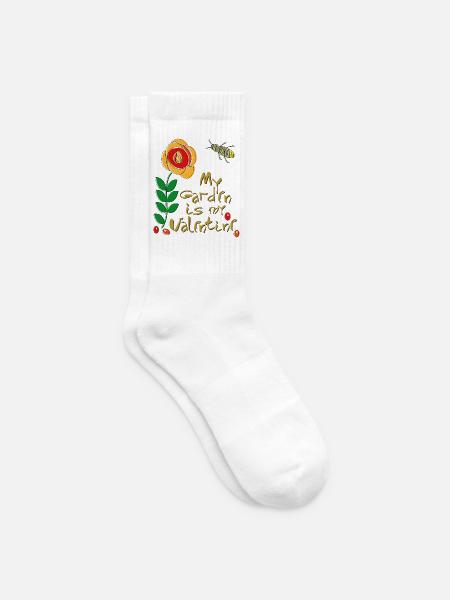 my Garden is my Valentine - Tennissocken - Weiß