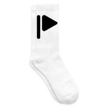 L'icone d'un Touriste au Golf - Chaussettes de tennis - blanc - Droite