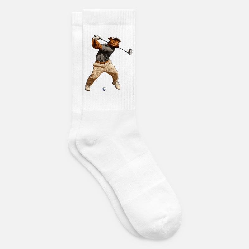 Pitbull Golfer - Tennis socks - white