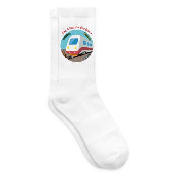 Die Bahn und die Jahreszeiten Nr.2 - Tennissocken - Weiß - Rechts
