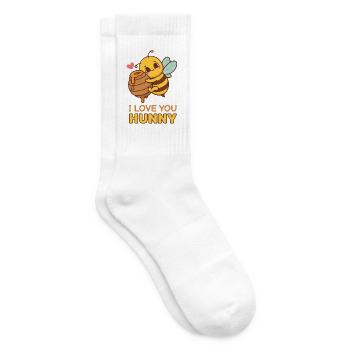 Citations pour les amoureux - Chaussettes de tennis - blanc - Droite