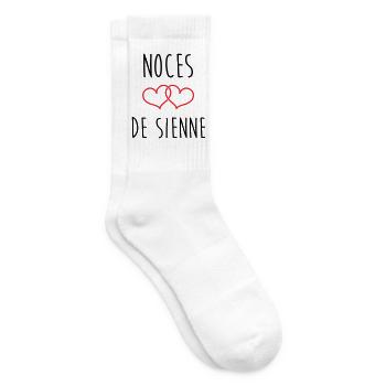 Wedding of Siena 74 years of marriage - Tennis socks - white - Right