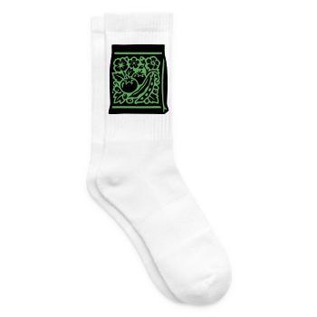 Seeds Bag Tomatoes Vegetables - Tennis socks - white - Right