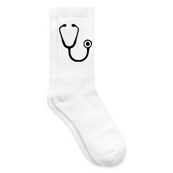 Stethoscope Doctor Doctor Medicine Specialist Gift - Tennis socks - white - Right