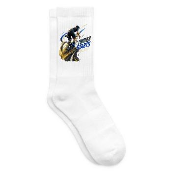 Elektrostart-Radfahrer - Tennissocken - Weiß - Rechts