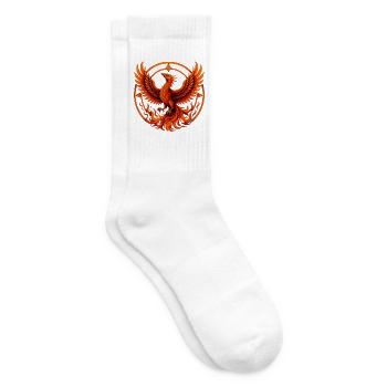 Phönix aus der Asche – Neuanfang & Transformation - Tennissocken - Weiß - Rechts