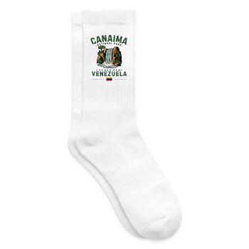 Venezuela Nationalpark Wasserfall Venezuela - Tennissocken - Weiß - Rechts