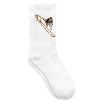 Flüssige Quecksilberposaune - Tennissocken - Weiß - Rechts