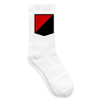 Anarcho - Tennissocken - Weiß - Rechts