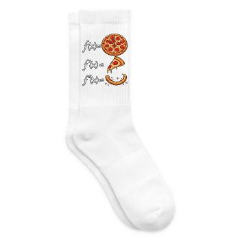 Mathe Ableitung - Tennissocken - Weiß - Rechts