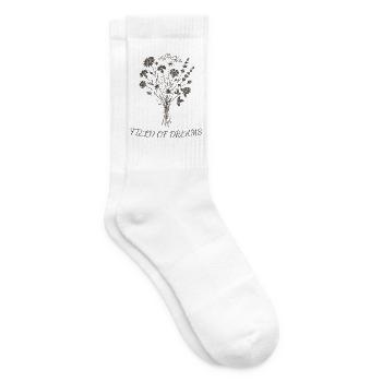 Blumenstrauß der Träume - Tennissocken - Weiß - Rechts