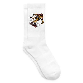 Speedskating Gepard Highspeed Inline - Tennissocken - Weiß - Rechts