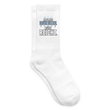 Applaus Brauche Ich Nicht - Winterdienst - Tennissocken - Weiß - Rechts