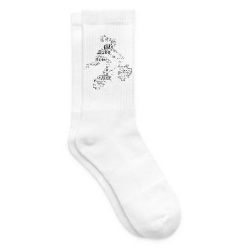 Freestyle-BMX Geschenk für eine Freestyle-Fahrerin - Tennissocken - Weiß - Rechts