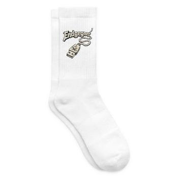 Endgegner - USB Typ A  - Tennissocken - Weiß - Rechts