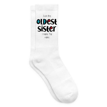 älteste Schwester - Tennissocken - Weiß - Rechts