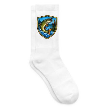 Schildpike am See - Tennissocken - Weiß - Rechts