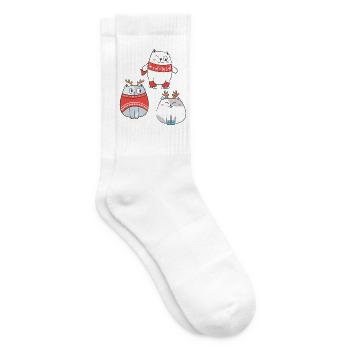 Christmas Time - Tennissocken - Weiß - Rechts