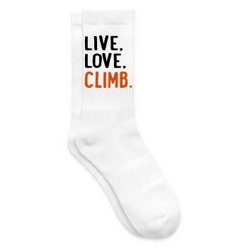6254398 115223395 escalade - Chaussettes de tennis - blanc - Droite