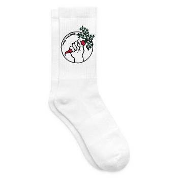 Vegan - Tennissocken - Weiß - Rechts
