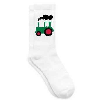 tracteur - Chaussettes de tennis - blanc - Droite