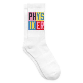 Physiker Design - Tennissocken - Weiß - Rechts