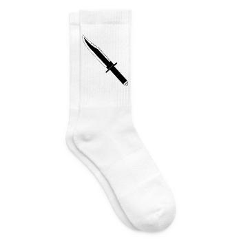 Survie au couteau - Chaussettes de tennis - blanc - Droite