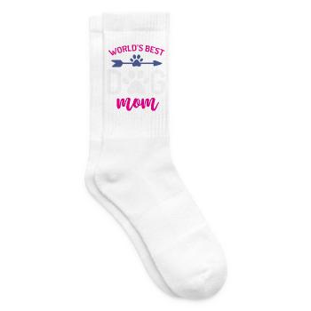 Die beste Hundemutter der Welt - Tennissocken - Weiß - Rechts