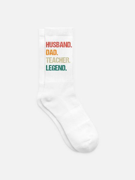 Mutiges Design zur Wertschätzung der Familienrolle - Tennissocken - Weiß