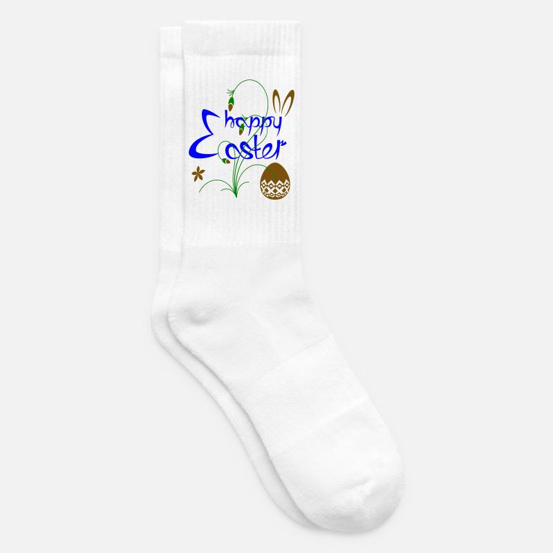 happy Easter Osterfest - Tennissocken - Weiß