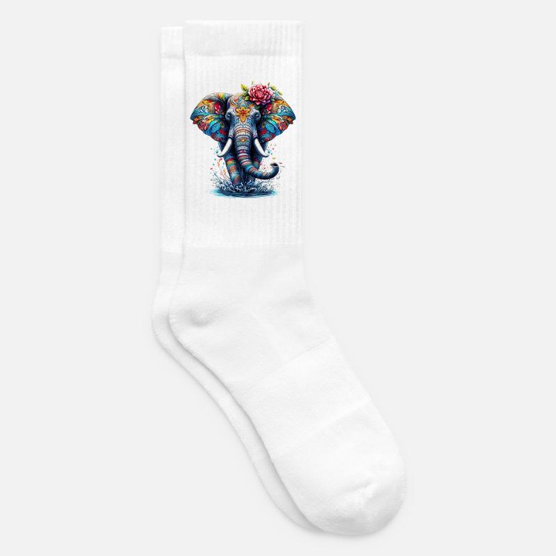 Elephant - Tennis socks - white