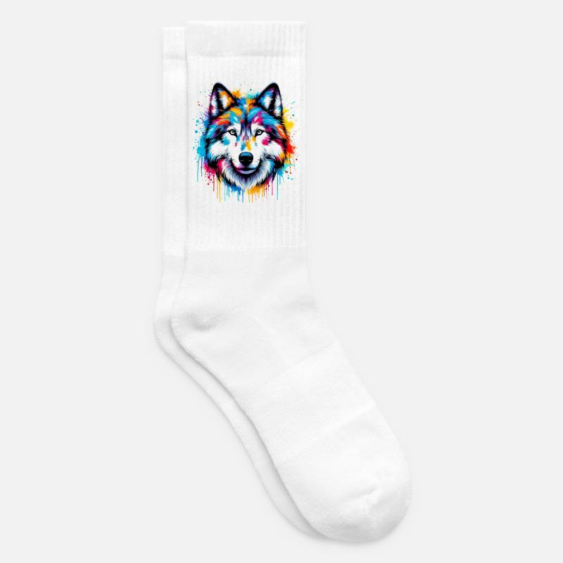 Loup - Chaussettes de tennis - blanc