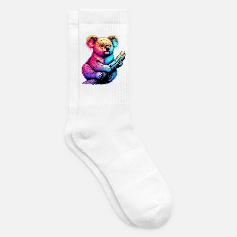 Koala - Tennissocken - Weiß