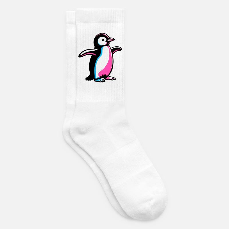 Pinguin - Tennissocken - Weiß