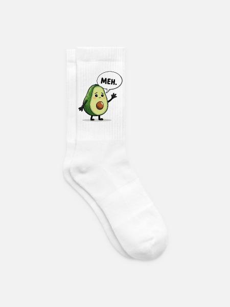 Avocado - Tennissocken - Weiß