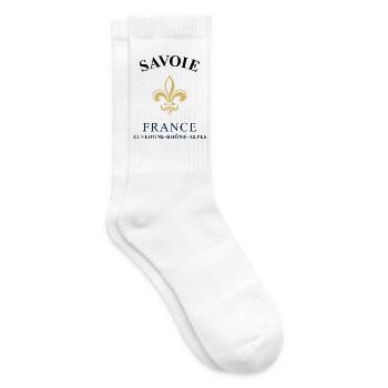 Savoie France Frankreich - Tennissocken - Weiß - Rechts