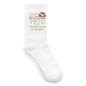 Geburtstag März 1970 - Tennissocken - Weiß - Rechts