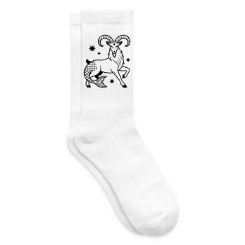 Capricorne - Chaussettes de tennis - blanc - Droite