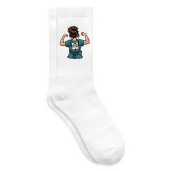 Stark Auch Wenn Keiner Sieht - Tennissocken - Weiß - Rechts