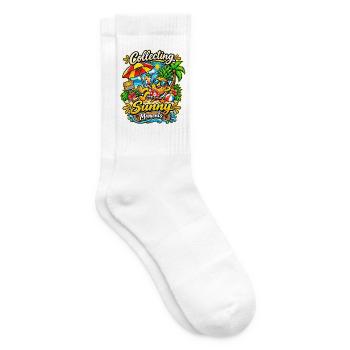 Coole Ananas - Tennissocken - Weiß - Rechts