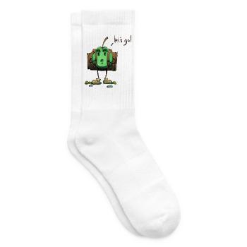 Apple Adventurer – Los geht's! - Tennissocken - Weiß - Rechts