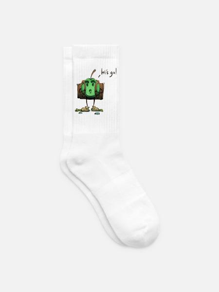 Apple Adventurer – Los geht's! - Tennissocken - Weiß