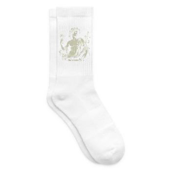 Dionysos Weingott Silhouette Tee - Tennissocken - Weiß - Rechts
