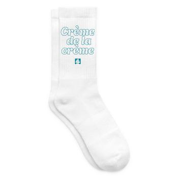 Crème de la Crème – Das Beste - Tennissocken - Weiß - Rechts