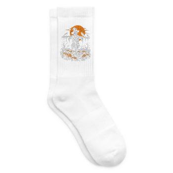 Die Vogelscheuche im Kürbisfeld - Tennissocken - Weiß - Rechts