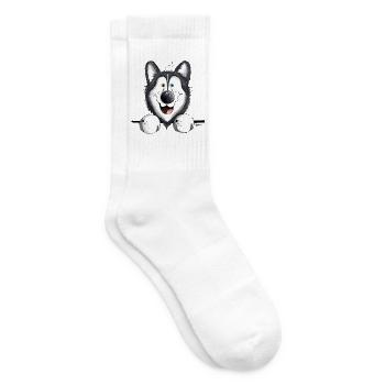 Happy Husky - Chaussettes de tennis - blanc - Droite