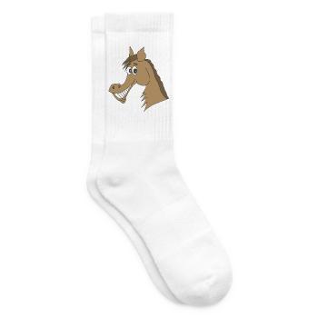 tête de cheval - Chaussettes de tennis - blanc - Droite