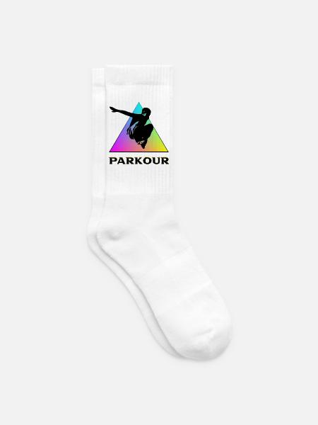 Parkour - Tennissocken - Weiß