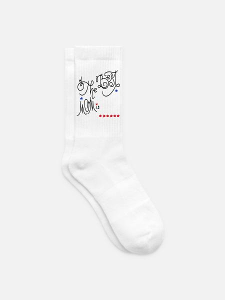the best Mom, Muttertag - Tennissocken - Weiß